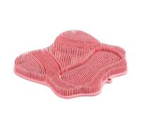 Scrubber per piedi per pavimento doccia, scrubber per piedi in silicone con ventose antiscivolo, da bagno per la pulizia post-allenamento, viaggi, pedicure preparazione pavimento del bagno
