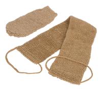 Scrubber per Schiena e Corpo Esfoliante con Imbottitura nel Luffa Esfoliante per Doccia, Spugna Posteriore con Cinturino nel Luffa per Vasca da Bagno.