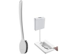 Scrubber per WC, spazzola per la pulizia del bagno, Scopino per WC multifunzionale, di pulizia senza vicolo cieco per pareti piastrellate, lavandini, vasca da bagno, lavabo, pavimento