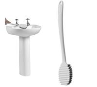 Scrubber per WC, spazzola per la pulizia del bagno - Spazzola pieghevole per la pulizia del bagno | di senza vicolo cieco per pareti piastrellate, lavandini, vasca da, lavabo, WC, pavime