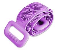 Scrubber posteriore, luffa posteriore Scrubber in silicone, per uso in doccia, 88 cm