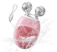 Scrubber Viso Scrubber Elettrico In Silicone Impermeabile | Strumenti Per La Cura Della Pelle Per Donne E Uomini Trucco Quotidiano Cura Pelle Spa Casa Doccia Sposa Appuntamento Viaggio