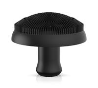 Scrubber viso super morbido, esfoliante in silicone delicato per pulizia e massaggio, spazzola esfoliante per uomini e donne, per la pulizia dei punti neri, acne e pori (nero)