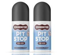 Scrubbingtons Pit Stop Kids Natural Deodorant Roll On Coconut 2x 75ml