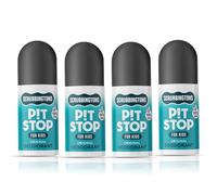 Scrubbingtons Pit Stop Kids Natural Deodorant Roll On Original 4x 75ml