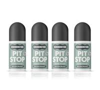 Scrubbingtons Pit Stop Natural Deodorant Roll On Ocean Breeze 4x 75ml