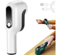 Scrubeeze - Buster per pelucchi, per vestiti, Scrubbreeze-Lint-Buster, Scrub Breeze Lint Buster, Rasoio per rimuovere pelucchi, regolazione a due velocità (bianco)