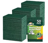SCRUBIT Panni abrasivi resistenti per la pulizia dei piatti, antigraffio, riutilizzabili, colore: verde (50)