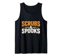 Scrubs & Spooks Infermiera Halloween Umorismo Medico Canotta