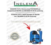 SCRUBTEC R 471 C Gomma tergi POSTERIORE per lavapavimenti NILFISK ALTO