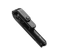 SCRUBY Il bastone per selfie per smartphone è adatto per iPhone, pieghevole, monopiede portatile, con telecomando, mini treppiede espandibile (nero)