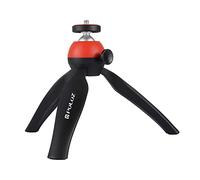 SCRUBY Testa panoramica elettronica con rotazione a 360 gradi con telecomando, treppiede e morsetto per smartphone, (nero)