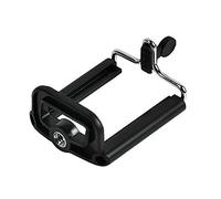 SCRUBY Treppiede nero del supporto del telefono per il supporto del treppiede del telefono con 1/4 di pollice dado foro della vite Selfie Stick Accessori della clip del telefono