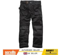 Scruffs da Lavoro Pantaloni Combattimento Resistente Cargo & Ginocchio Pad Tasca