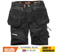 Scruffs Donna Trade Elastico Fondina Pantaloncini Lavoro Pantaloni Multi Tasche
