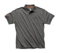 Scruffs Eco Lavoratore Polo Traspirante Pacchetto a Coste Collo Uomo Tinta Unita