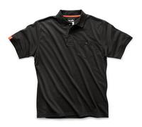 Scruffs Eco Lavoratore Polo Traspirante Pacchetto a Coste Collo Uomo Tinta Unita