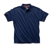 Scruffs Eco Lavoratore Polo Traspirante Pacchetto a Coste Collo Uomo Tinta Unita