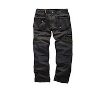 Scruffs - Pantaloni cargo da lavoro, lunghezza gamba ca. 78 cm, colore: Nero S Nero