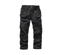 Scruffs Pantaloni da Lavoro Flex Trade, Nero, 38L, Indumenti Resistenti
