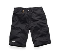 Scruffs Shorts „Trade Flex“ Pantaloncini, Nero, 50 Uomo