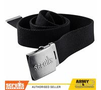 Scruffs Tela Nero Clip Cintura Regolabile Pantaloni da Lavoro Trade 3D Forti Pro