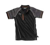 Scruffs Trade Active Polo SH020 - Cotone Zipped Tasca del petto
