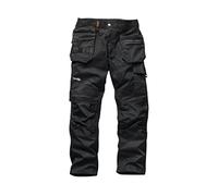 Scruffs Trade Flex - Pantaloni da Uomo, Colore: Nero, 32R