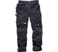 Scruffs Uomo PRO Flex Plus Pantaloni da Lavoro Not Applicable, Nero (Black 001), (Taglia Unica: 32)