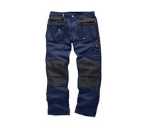 Scruffs Worker Plus Pantaloni da Lavoro - Blu Marina, 38L