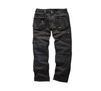 Scruffs Worker Plus Pantaloni da Lavoro Regular Fit, Nero, 30R