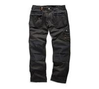 Scruffs Worker Plus, Pantaloni da lavoro, Uomo, Nero, 28R