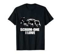Scrum One Amo Il Rugby Modern Romance Maglietta