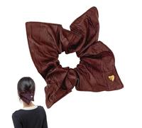 Scruncelli per sciarpa, scricchiolii per capelli da donna - Porta della coda di cavallo a di cuore Grandi scricchiolii,Cravatte per capelli elastici per donne e ragazze con capelli spessi e sottili