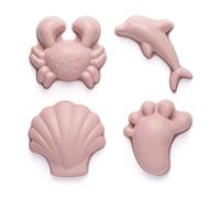 Scrunch Stampi in silicone per sabbia, giocattoli da spiaggia per bambini, per castelli di sabbia e giochi da spiaggia, stampi in silicone schiacciabili per sabbiera, giochi in spiaggia e giochi