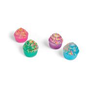 Scrunchems Sugar Cupcake Squishy Toy - Squeeze Stress Relief Fidget Toy with Sparkle - 1 Supplied Random