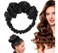 Scrunchie arricciacapelli senza calore, scoppiettante durante la notte, riccioli senza calore in raso, senza calore durante la notte, bigodino senza calore per dormire