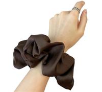 Scrunchie Capelli Elastici in seta oversize Cravatte elastiche Porta coda di cavallo Copricapo Chouchou Cheveux Femme for donna(Color 11)