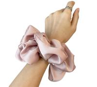 Scrunchie Capelli Elastici in seta oversize Cravatte elastiche Porta coda di cavallo Copricapo Chouchou Cheveux Femme for donna(Color 20)