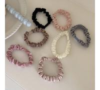Scrunchie per capelli con bordo di legno, adatto all'uso quotidiano, semplice e comodo, elastici per capelli come regalo di San Valentino, porta code, elastici, corda per capelli, fermagli per capelli