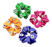 Scrunchies Capelli 4 Pezzi Di Per Capelli Stampa Calcio Per Coda Di Cavallo
