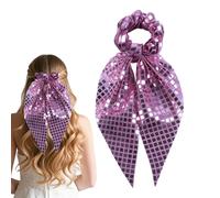 Scrunchies con Paillettes per Capelli | Fascette Luccicanti - per Capelli,per Ragazze Donne Ballerine Artisti Compleanno Vacanza Scuola Matrimonio Palestra Allenamento Lezione Yoga