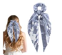 Scrunchies con Paillettes per Capelli | Fascette Luccicanti - per Capelli | Per Ragazze Donne Signore Ballerine Performer Palestra Allenamento Lezione Di Yoga Scuola Compleanno Vacanza Matrimonio