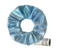 Scrunchies con tasca con cerniera per donna | fascia elastica morbida | elastici per capelli con scomparto segreto | per rossetto denaro chiavi e oggetti di valore