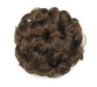 Scrunchies for capelli sintetici, chignon for capelli ricci, elastico for capelli, bigodini for capelli da donna(D)