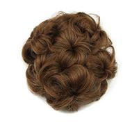 Scrunchies for capelli sintetici, chignon for capelli ricci, elastico for capelli, bigodini for capelli da donna(F)