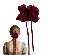 Scrunchies for Women - Soft Stretchable Bow Hair Ties, Ponder elastici per, comode fasce per capelli antiscivolo | Accessori per capelli per lo stile quotidiano, ragazze per enf