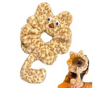 Scrunchies Peluche Elastici morbidi per capelli a forma di gatto