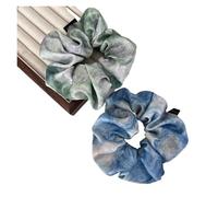 Scrunchies per Capelli 2 pezzi retrò bellissimo dipinto a olio con elastico for capelli fata della foresta bella coda corda for(Color3)