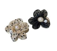 Scrunchies Per Capelli 2pcs Polka Dot Head Rope Hair Ring Cavallo Accessori Per Capelli Per Ragazza Acconciatura Fissa Elastici Per Coda Di Cavallo